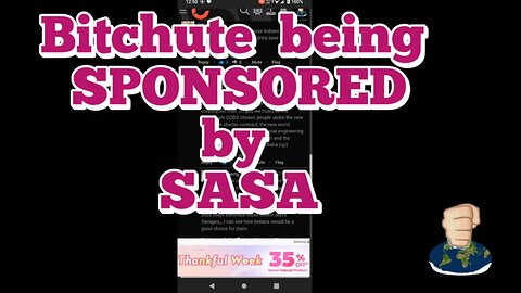 Bitchute being sponsored by SASA & It's Henry, NOT HARRY!