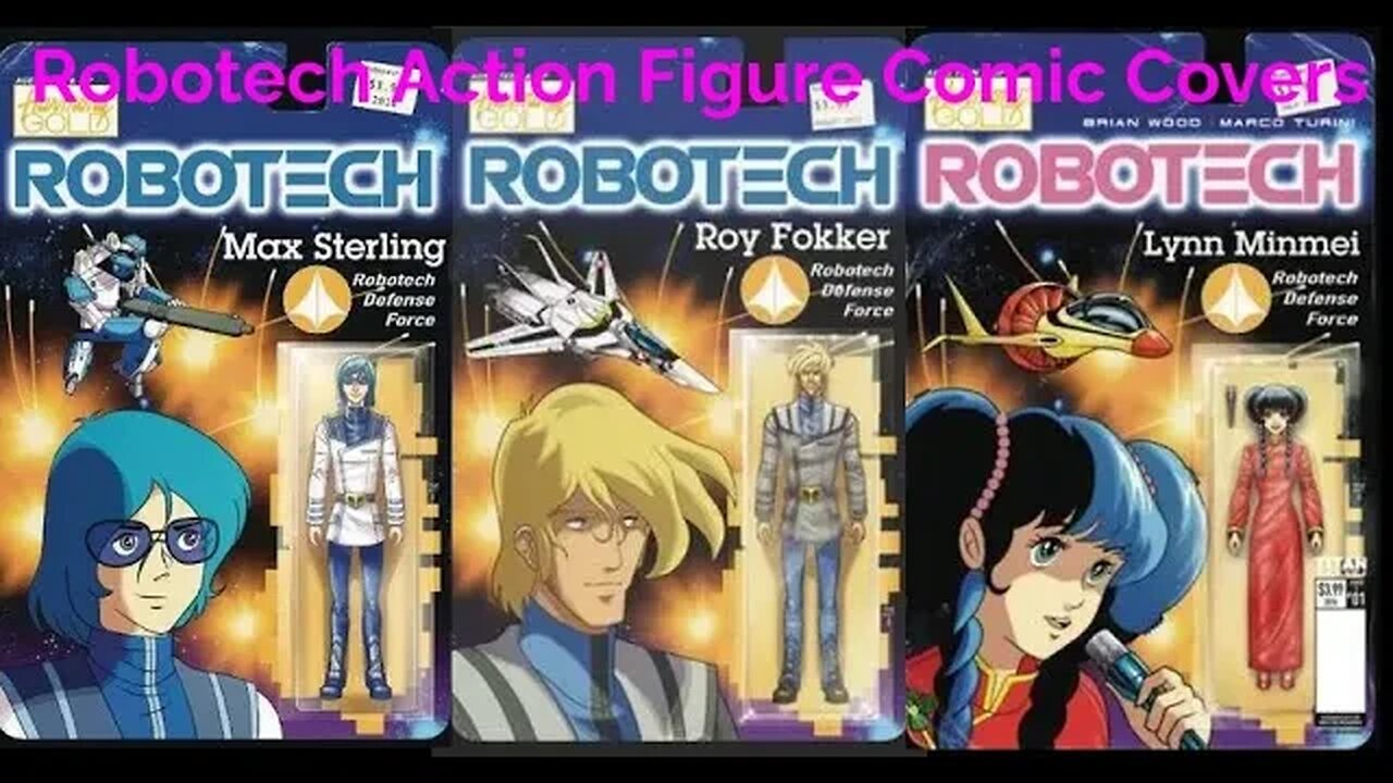 Robotech Action Figure Comic Covers #Comics #actionfigures #robotech