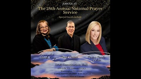 National Prayer Service - January 20, 2023 - www.NationalPrayerService.com