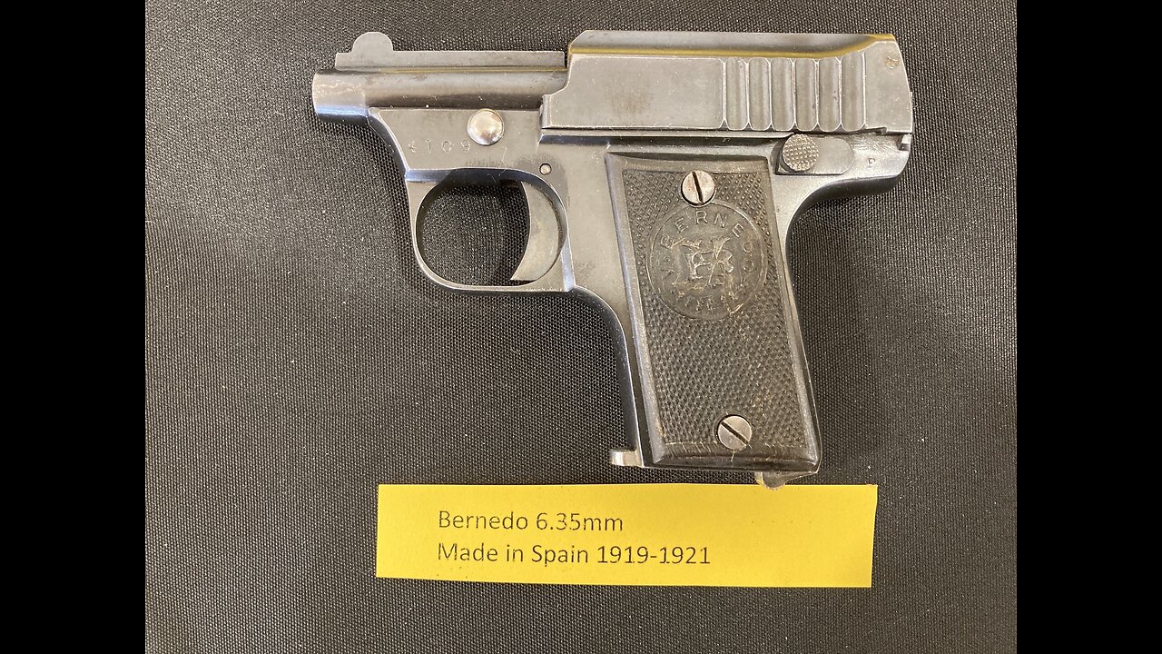 The Bernedo 6.35mm Pistol