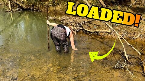 Discovering a Treasure Loaded creek while Mudlarking for River Treasure!