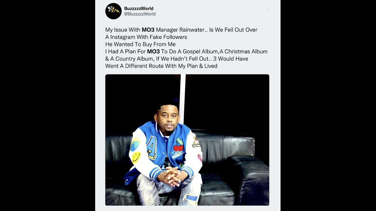 Oklahoma City Blog BuzzzzzWorld Shares Story About Falling Out w/ Rainwater Over Instagram Page Mo3