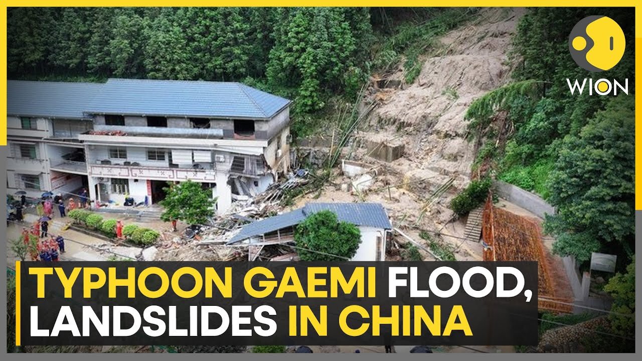 Typhoon Gaemi: China hit by torrential rain after Typhoon passes Taiwan and Philippines | WION| TP