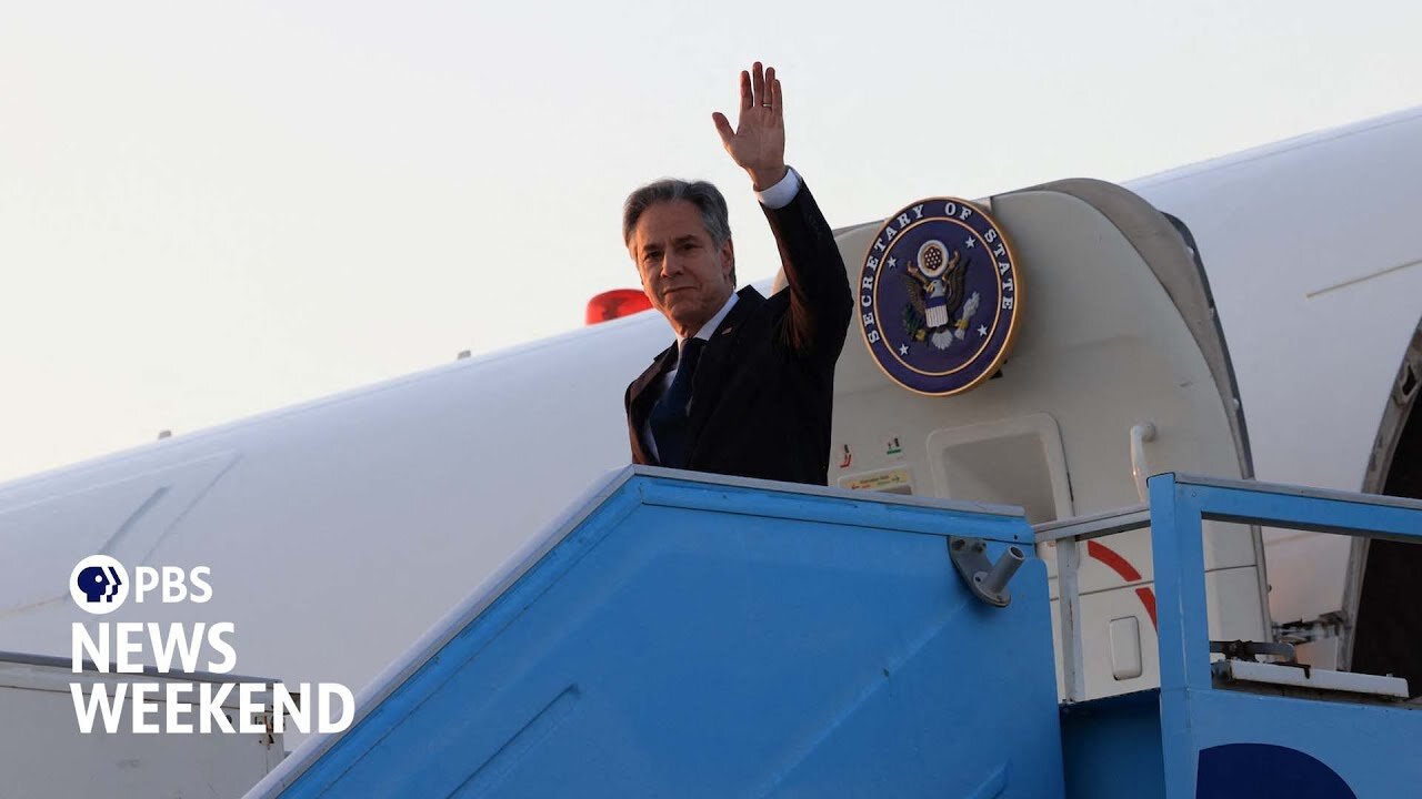 News Wrap: Secretary of State Blinken visits Israel, as more strikes hit Gaza