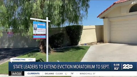 California to extend eviction moratorium through September