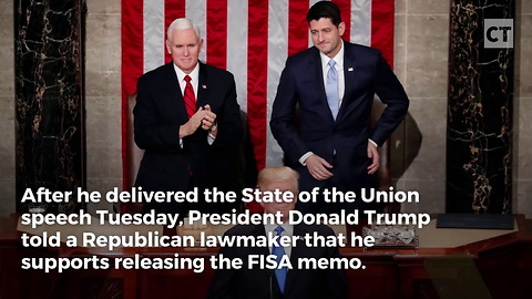 Hot Mic Catches Trump Decision on FISA Memo