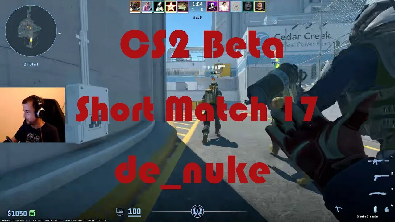 CS2 Beta de_nuke Playtest - Short Match 17