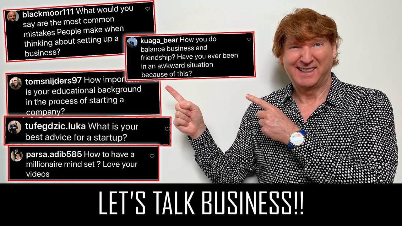 LET'S TALK BUSINESS!!