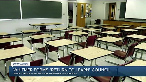 Whitmer forms 'Return to Learning Advisory Council' to create roadmap for schools to reopen in fall