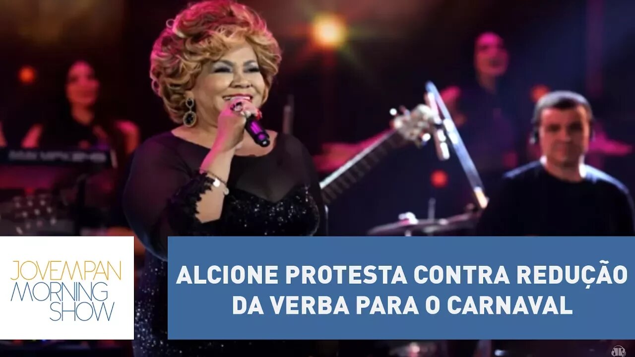 Roubou a cena! No “Faustão”, Alcione protesta contra redução da verba para o Carnaval do RJ