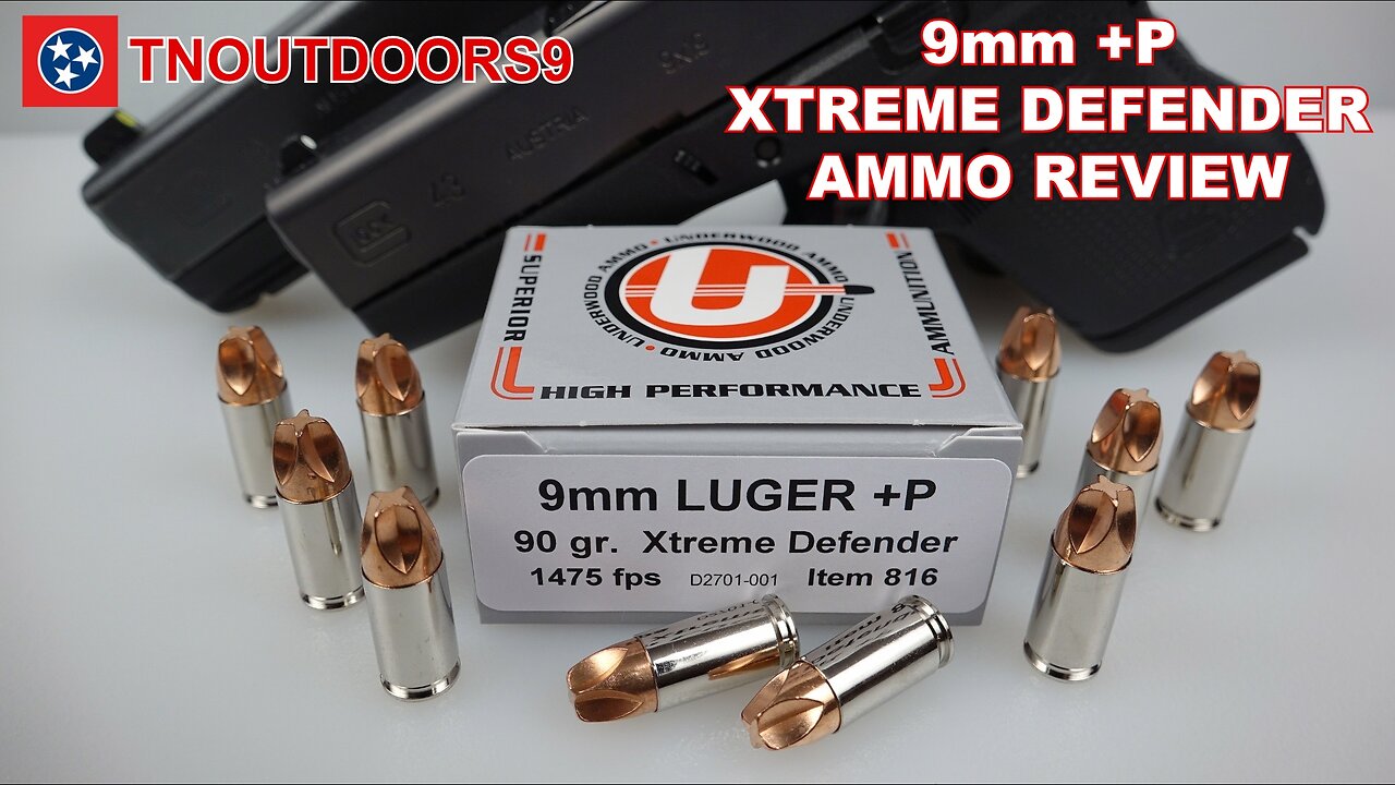 9mm +P Underwood XTREME DEFENDER Ammo Review