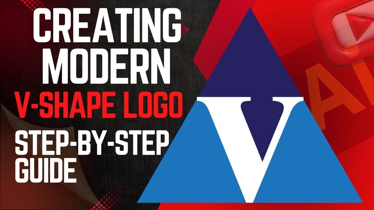 Creating a Modern V-Shape Logo Design: Step-by-Step Guide