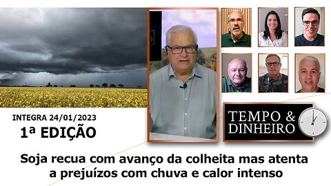 Soja recua com avanço da colheita mas atenta a prejuízos com chuva e calor intenso