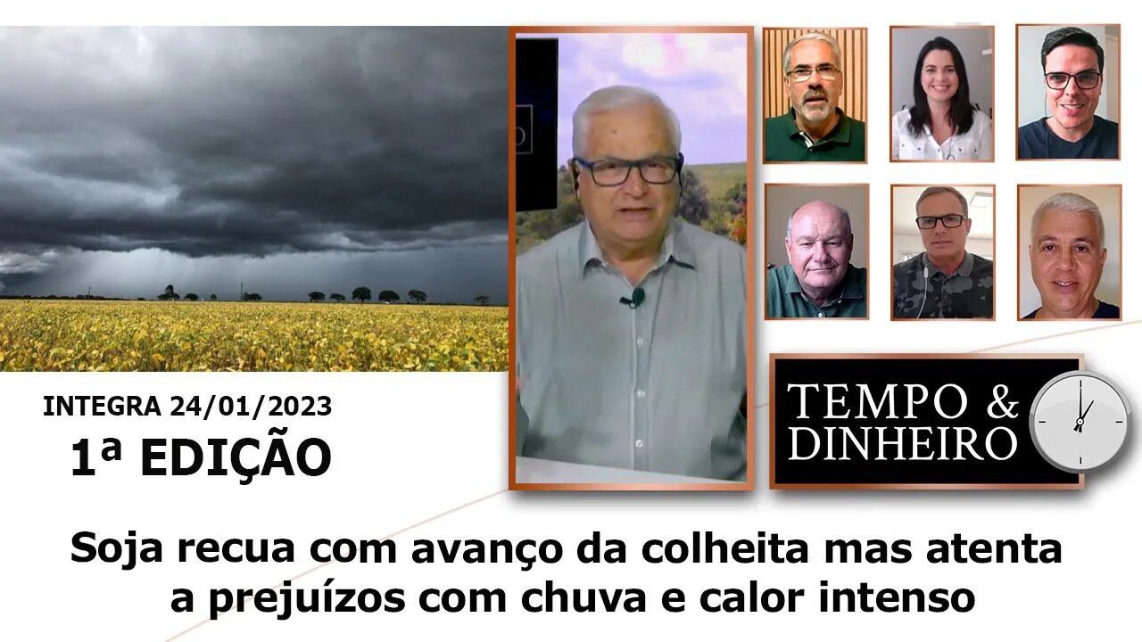 Soja recua com avanço da colheita mas atenta a prejuízos com chuva e calor intenso