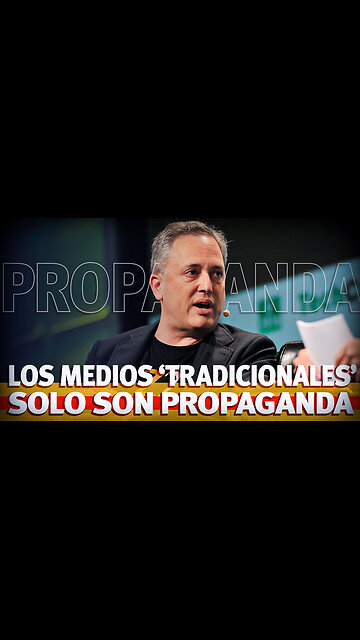 Medios tradicionales son pura propaganda