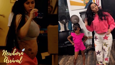 Cardi B Shows Off Her Baby Bump While Rehearsing For Tour! 🤰🏾