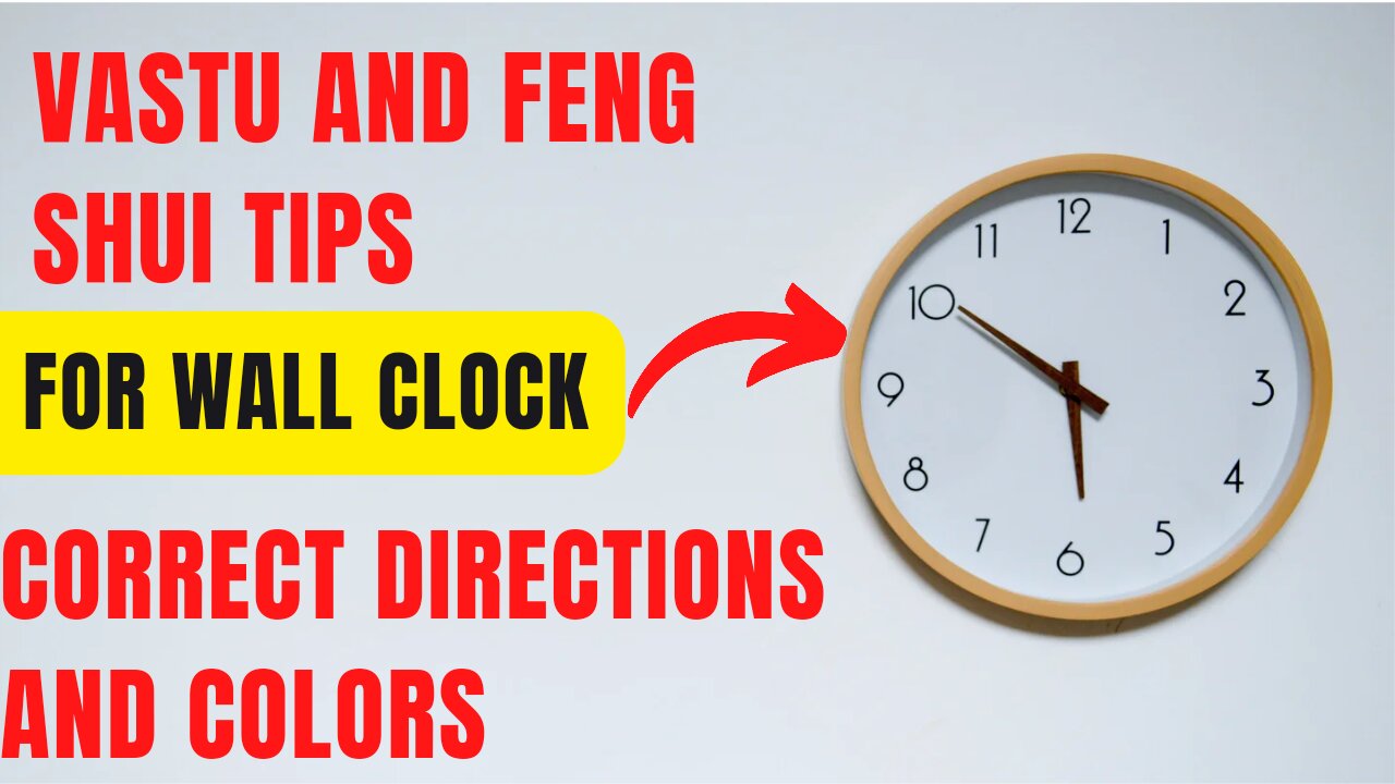 Why Money Doesn't Stay With You || Wall Clock || Feng shui Tips