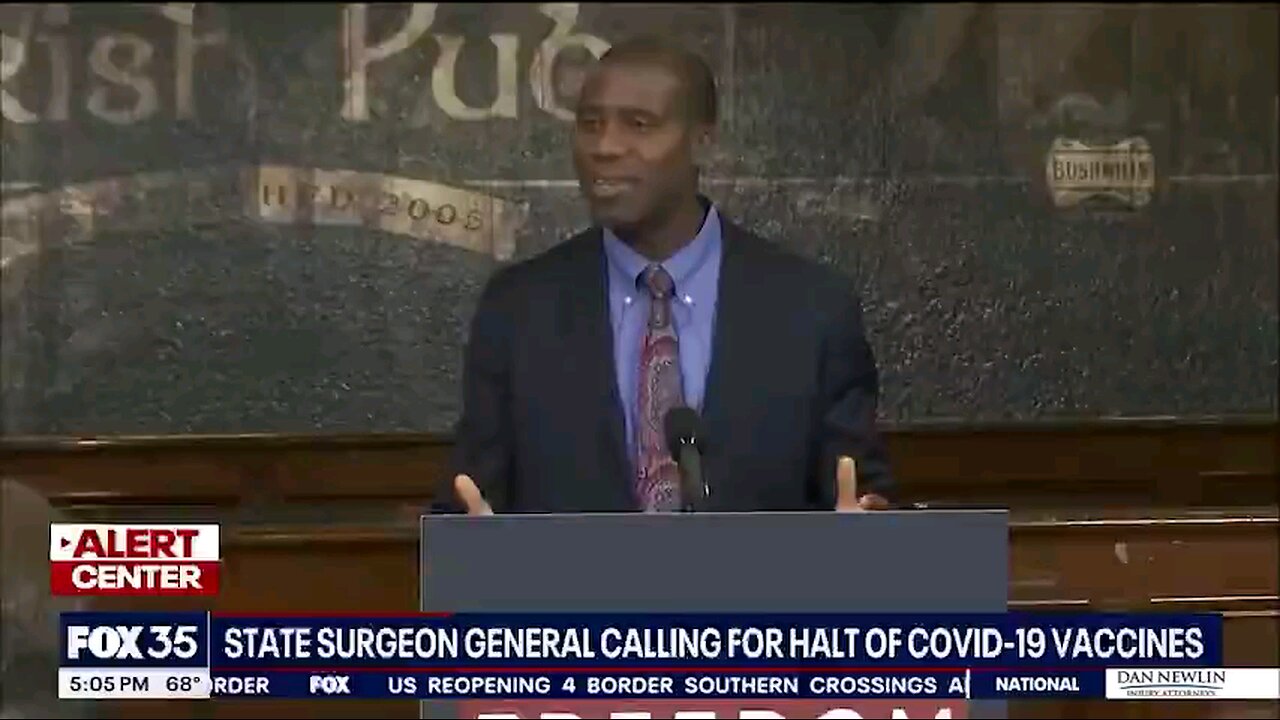 Florida's surgeon general, Dr. Joseph Ladapo- Immediately stop the Covid Vaccines!