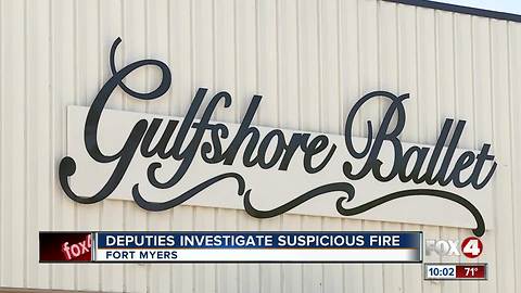 Deputies Investigate Suspicious Fire