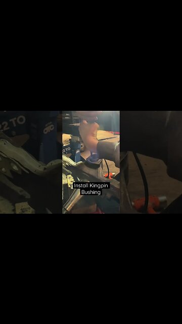 How to install kingpin bushing #kingpin #mechanic