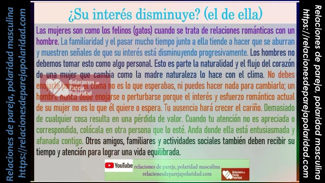 ¿Su interés disminuye? El interés de ella por ti 💕💗💖 - mejorado