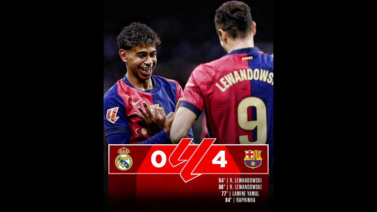 RESUMEN | REAL MADRID 0 - 4 FC BARCELONA