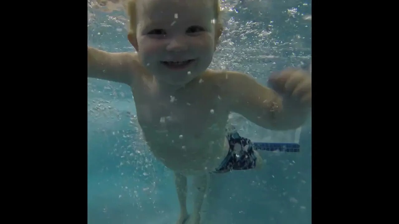 Chunky Baby Swimming