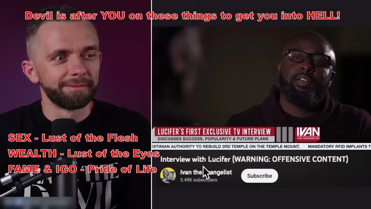 Watch This CHILLING Interview With LUCIFER! - Temptations of the Flesh, Eyes, and Pride