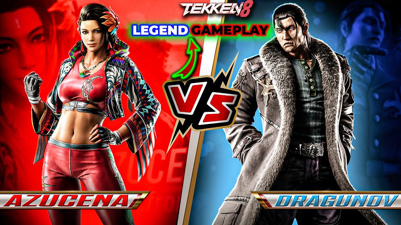 Tekken 8 😎😎 Legend Gameplay😎😎 Azucena Vs Sergei Dragunov