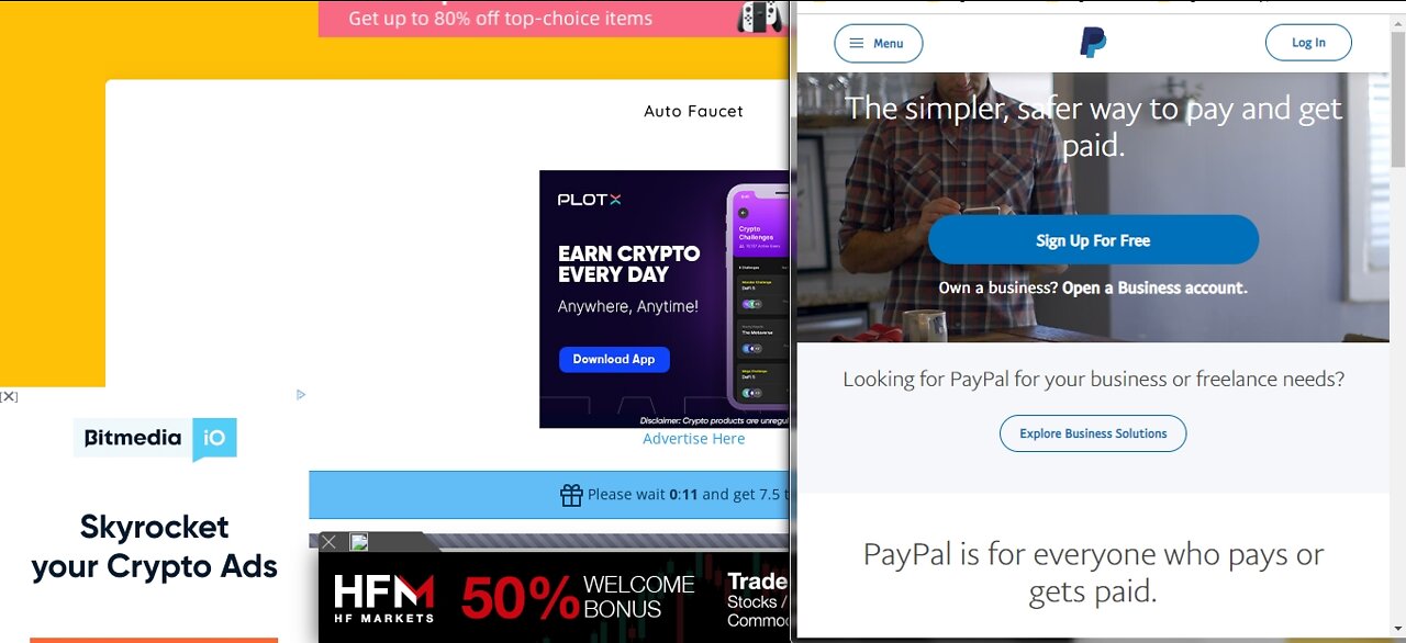 How To Earn Free USD TOKENS Auto Faucet Cryptocurrency At BTC Bunch Withdraw Via PayPal