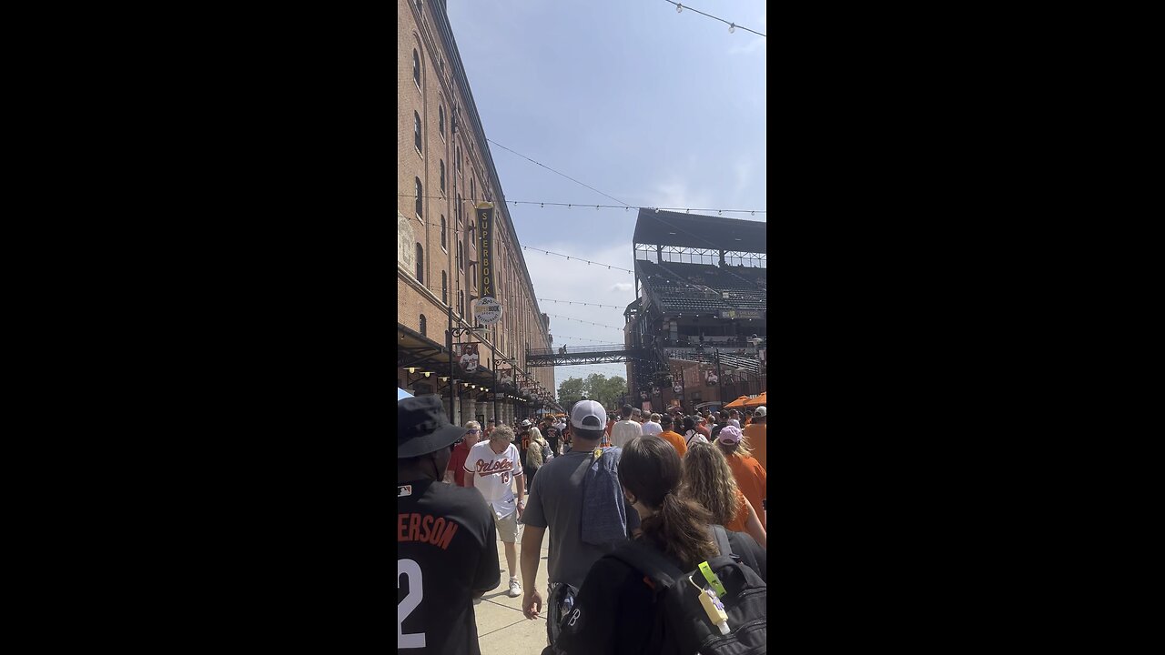 Baltimore Orioles “Eutaw Street” on gameday