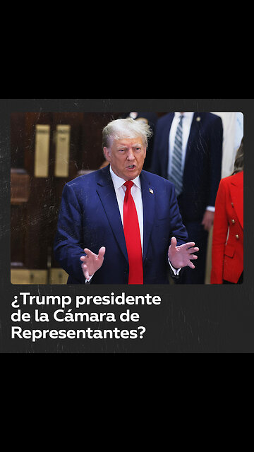 Trump comenta la posibilidad de convertirse en el nuevo presidente de la Cámara de Representantes