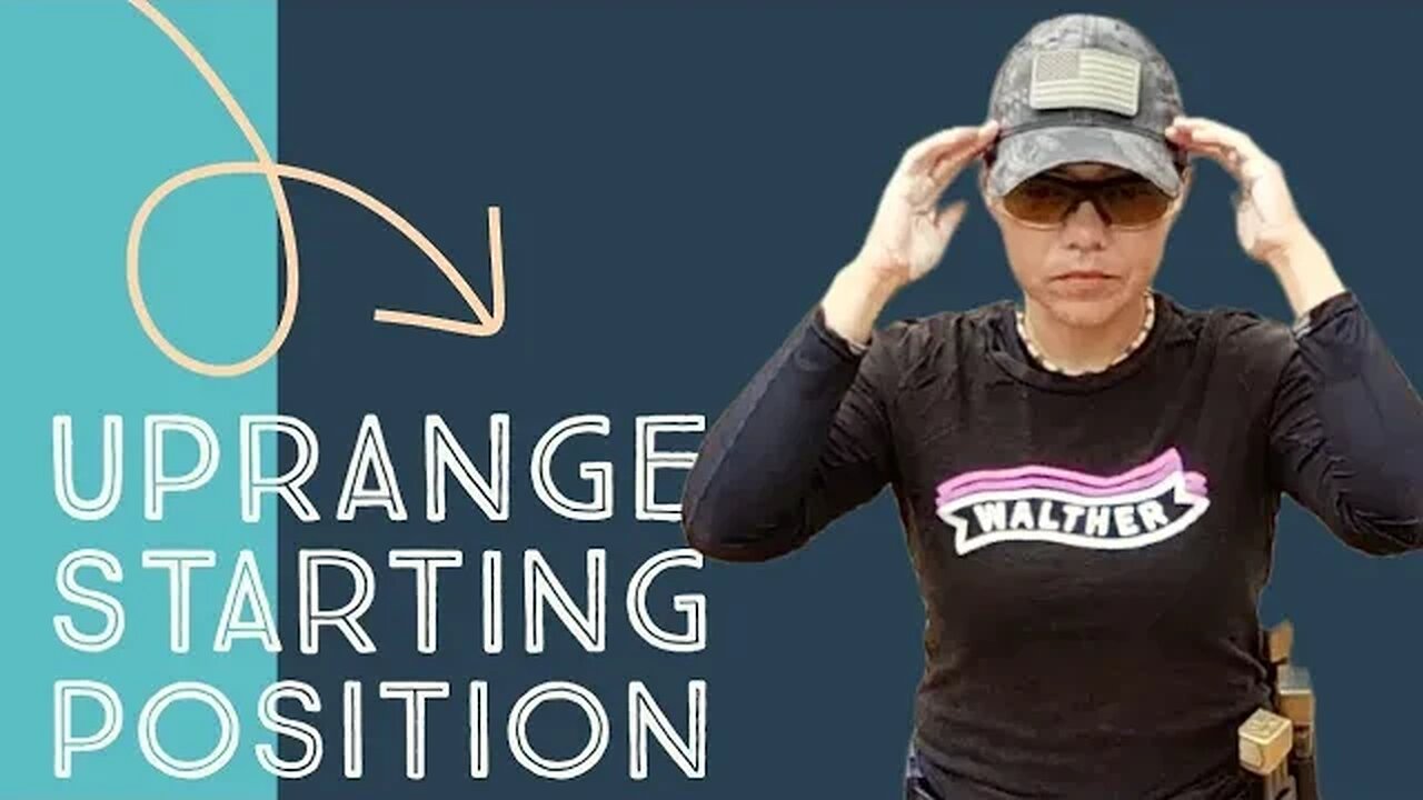 Uprange starting position for practical shooting (USPSA /IPSC)