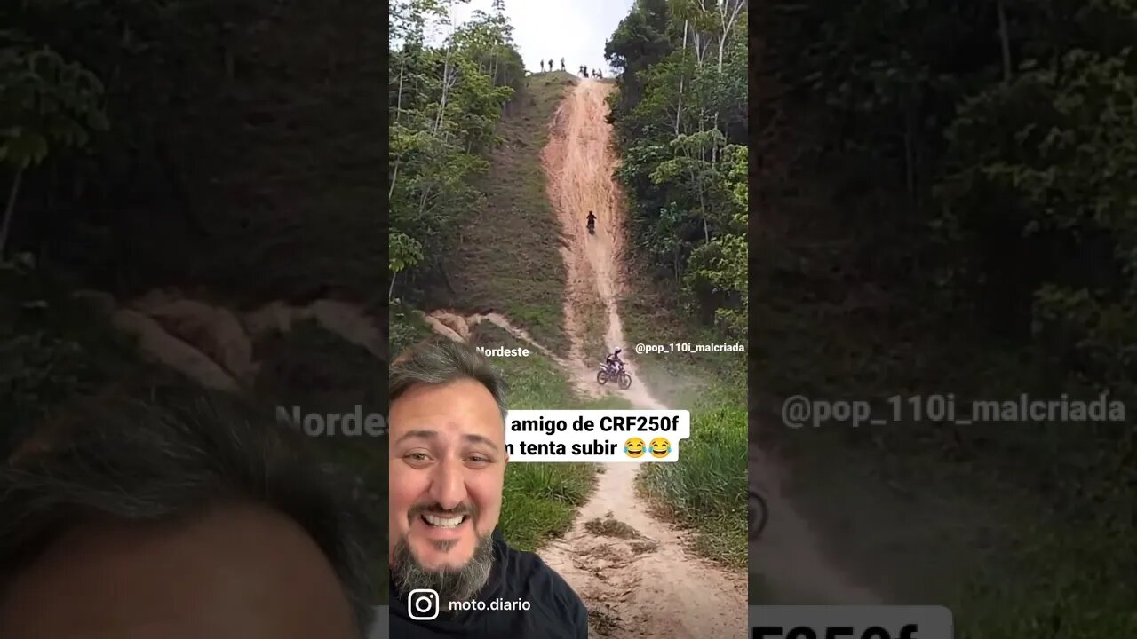 Pop 100 dando pau em moto de trilha #shorts