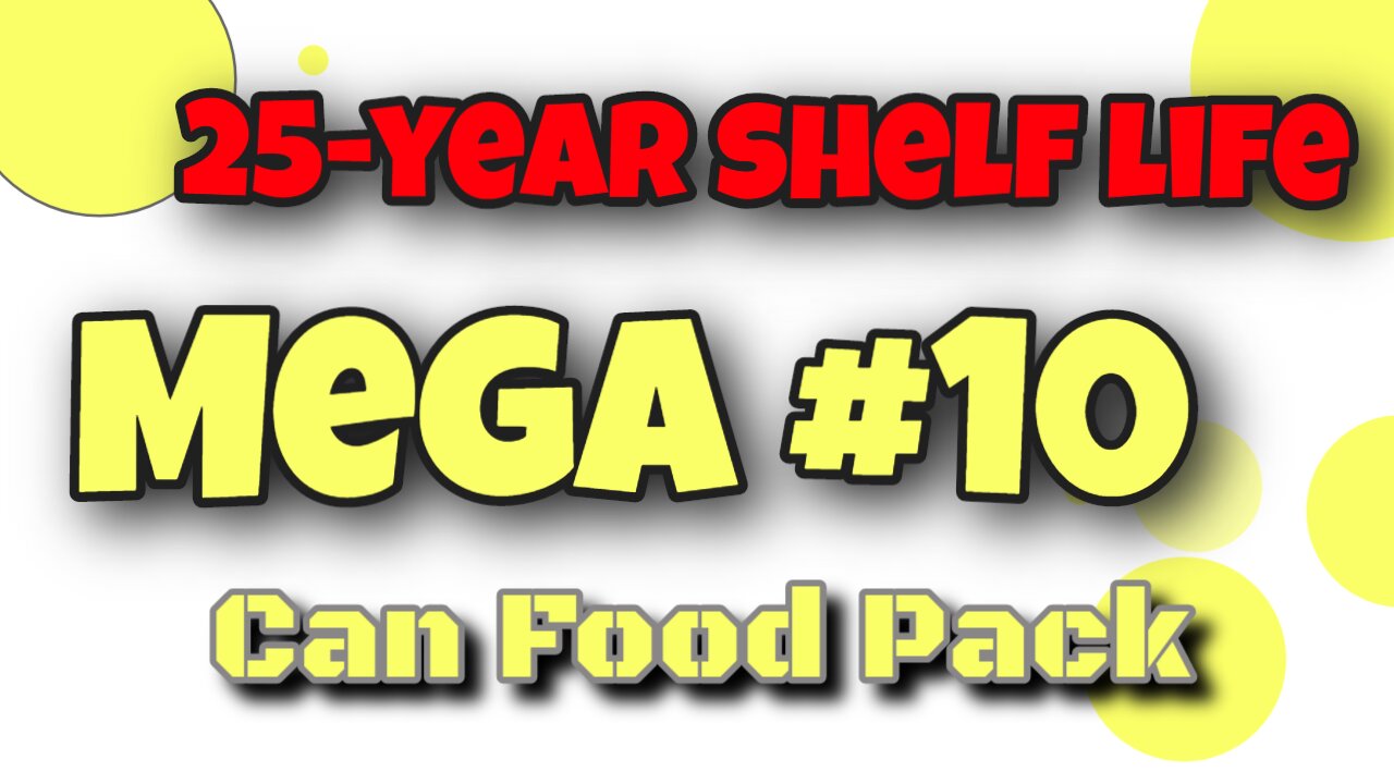 Mega #10 Can Food Pack EMERGENCY SUPPLY