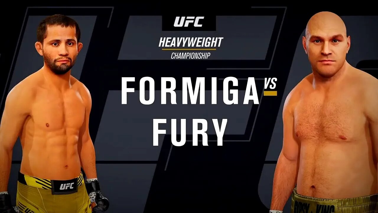 EA Sports UFC 4 Gameplay Tyson Fury vs Jussier Formiga