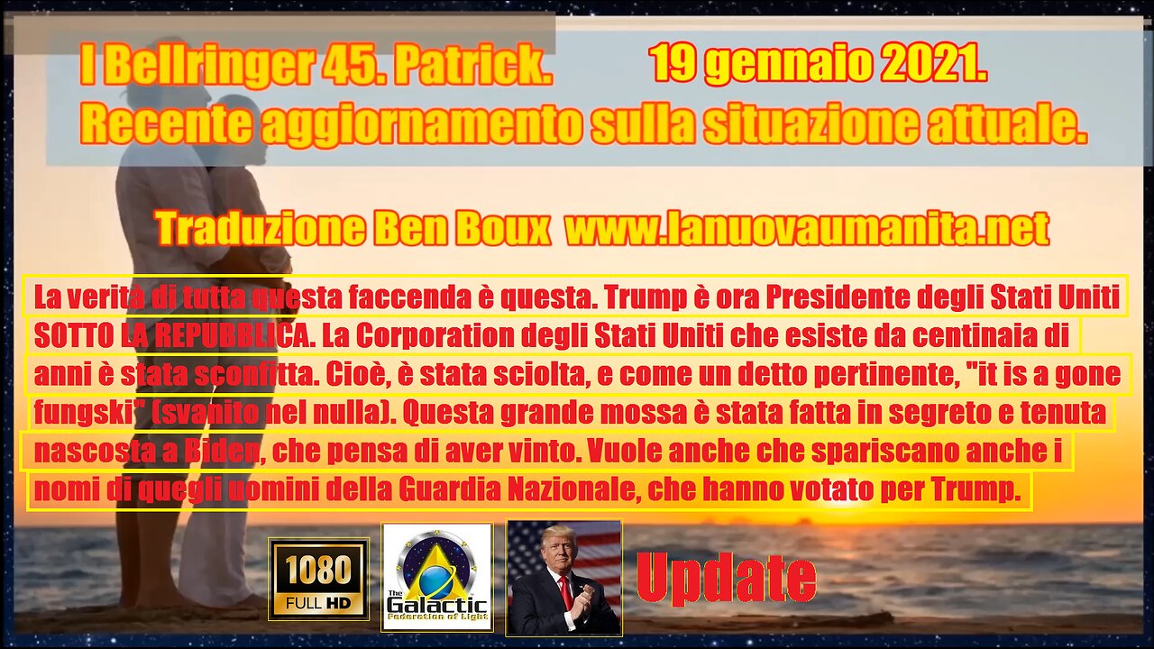 I Bellringer 45. Patrick. Recente aggiornamento sulla situazione attuale.