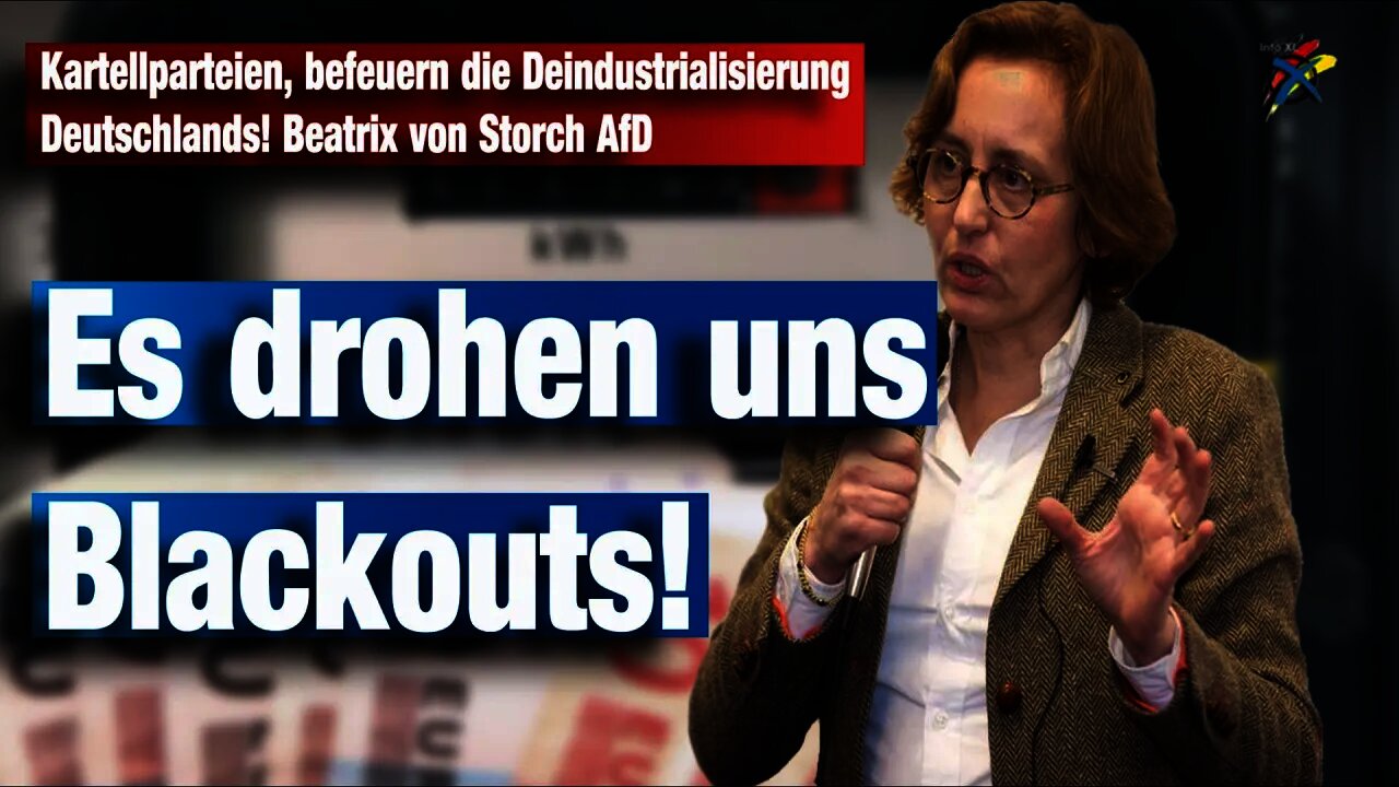 Kartellparteien, befeuern die Deindustrialisierung Deutschlands! Beatrix von Storch AfD