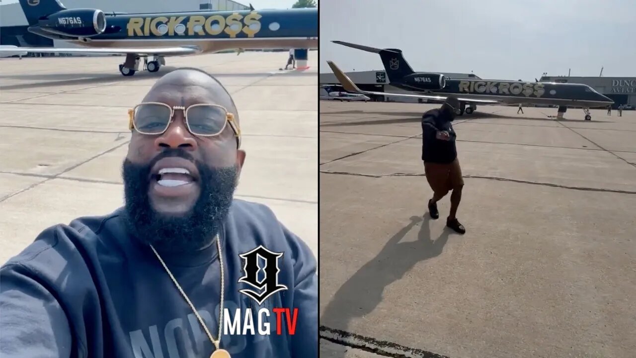 Rick Ross Paints His Multi Million Dollar G550 Jet! 🛩