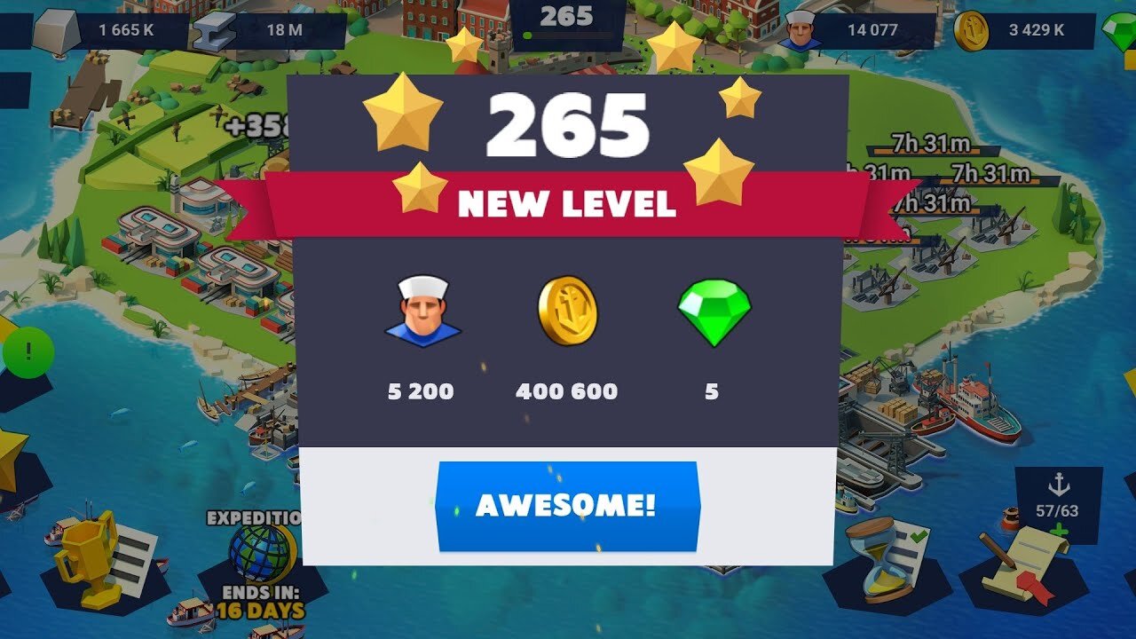 Seaport Level 264 gameplay