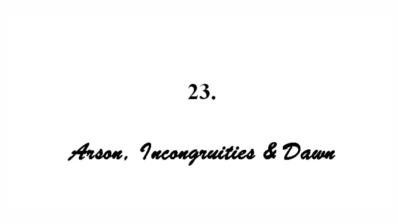 Scuds, Duds & Tyre by Joseph Wouk Ch 23 - Arson, Incongruities & Dawn