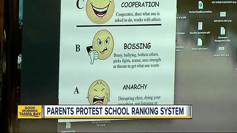 Parents protest school ranking system in Pasco Co.