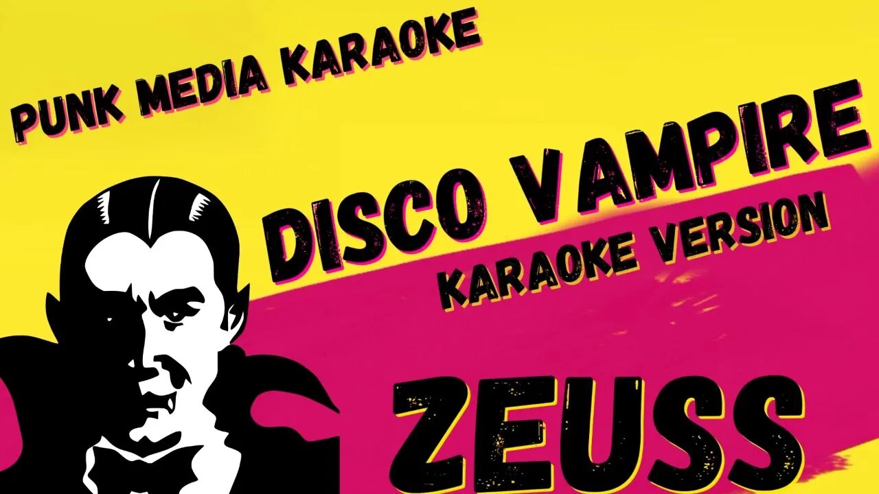 ZEUSS ✴ DISCO VAMPIRE ✴ KARAOKE INSTRUMENTAL ✴ PMK