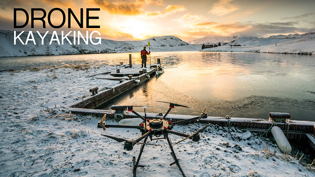 Drone kayaking in Iceland: What a view!