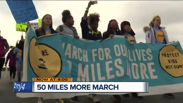 50 Miles More March ends in Janesville, Wis.