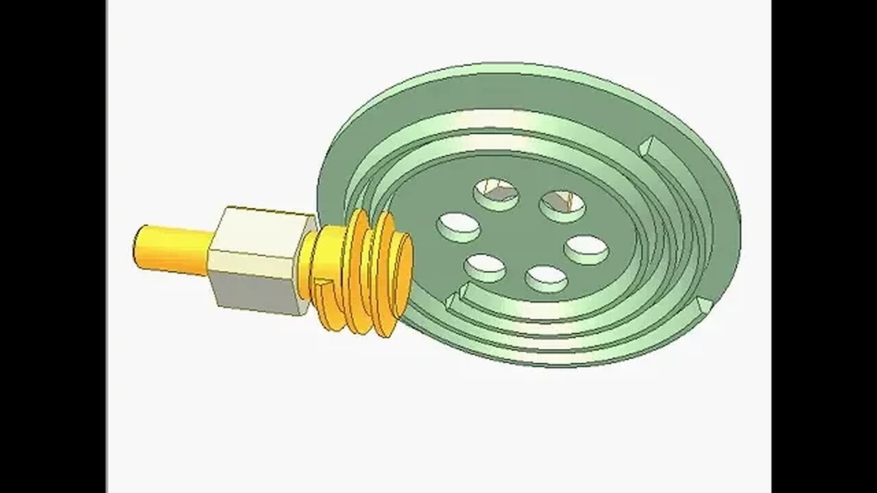 2401 Archimedean spiral gear and Worm 2