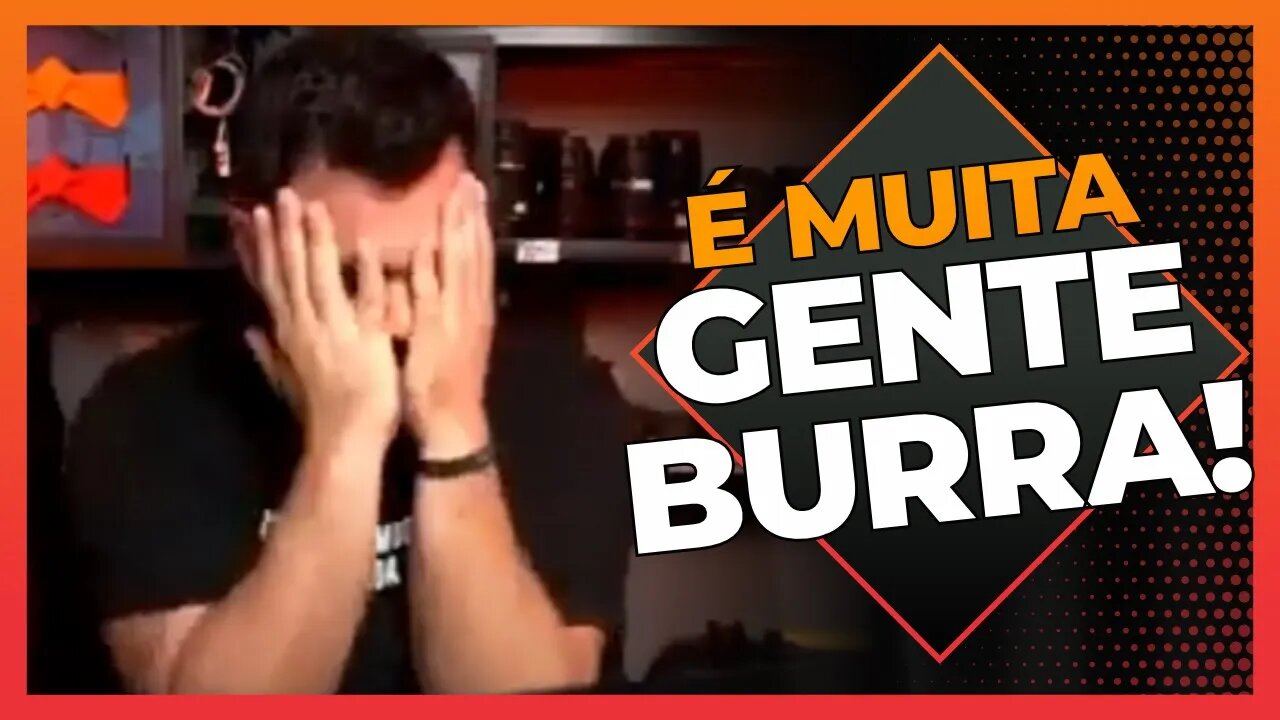 É MUITA GENTE BURRA MEU DEUS! | Cortes do Berger
