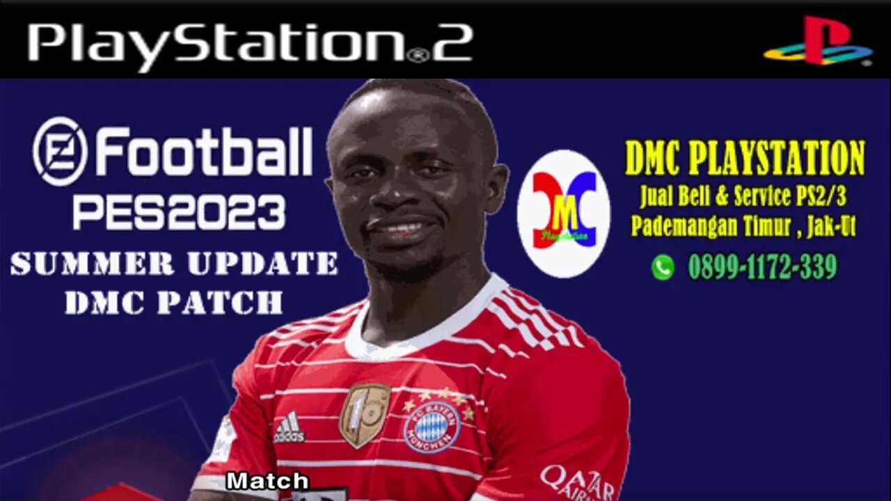 PES 2023 (PS2) DMC PATCH ATUALIZADO SETEMBRO DOWNLOAD ISO GRÁTIS