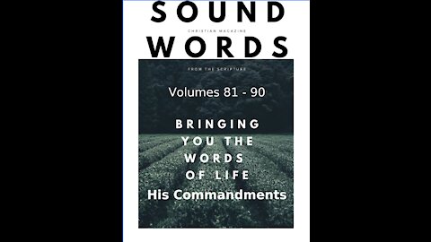 Sound Words, His Commandments