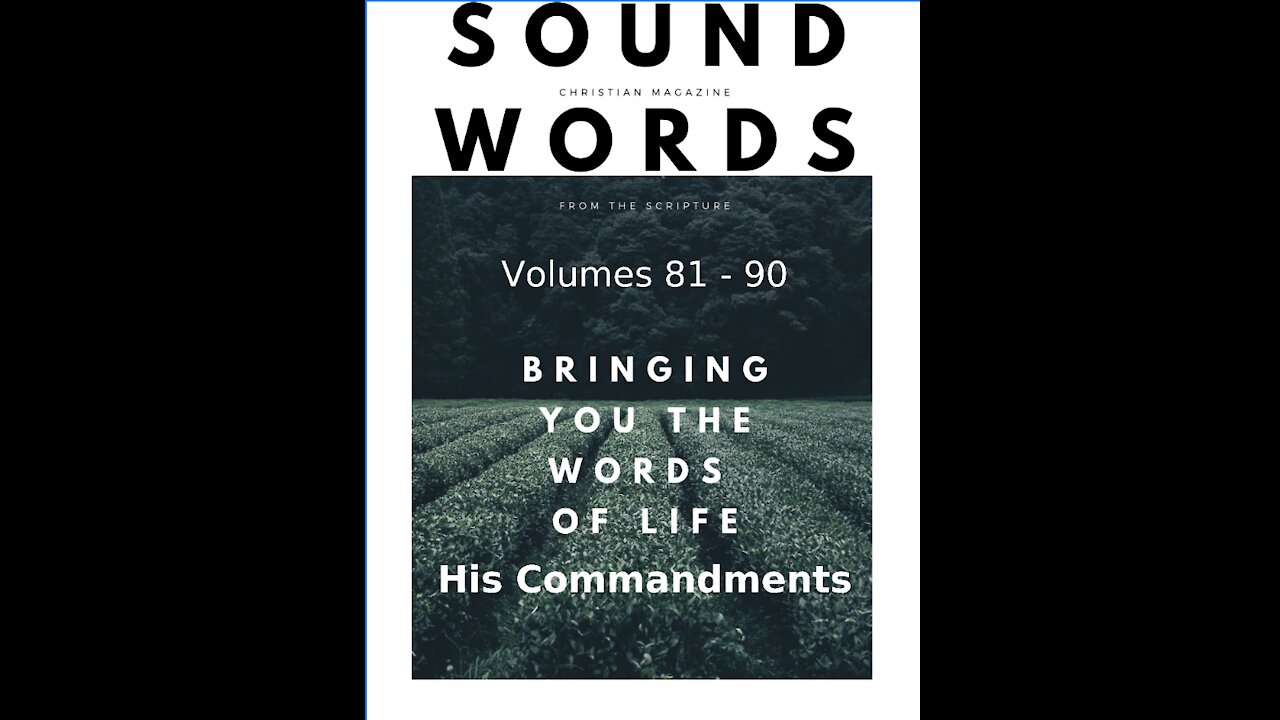 Sound Words, His Commandments